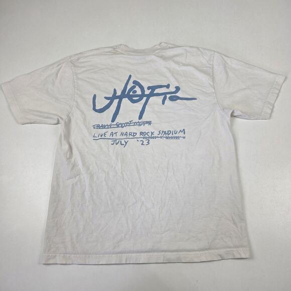 Travis Scott Utopia Shirt Mens Large Hard Rock Stadium Graphic Tee 2023 Tour - Picture 8 of 9